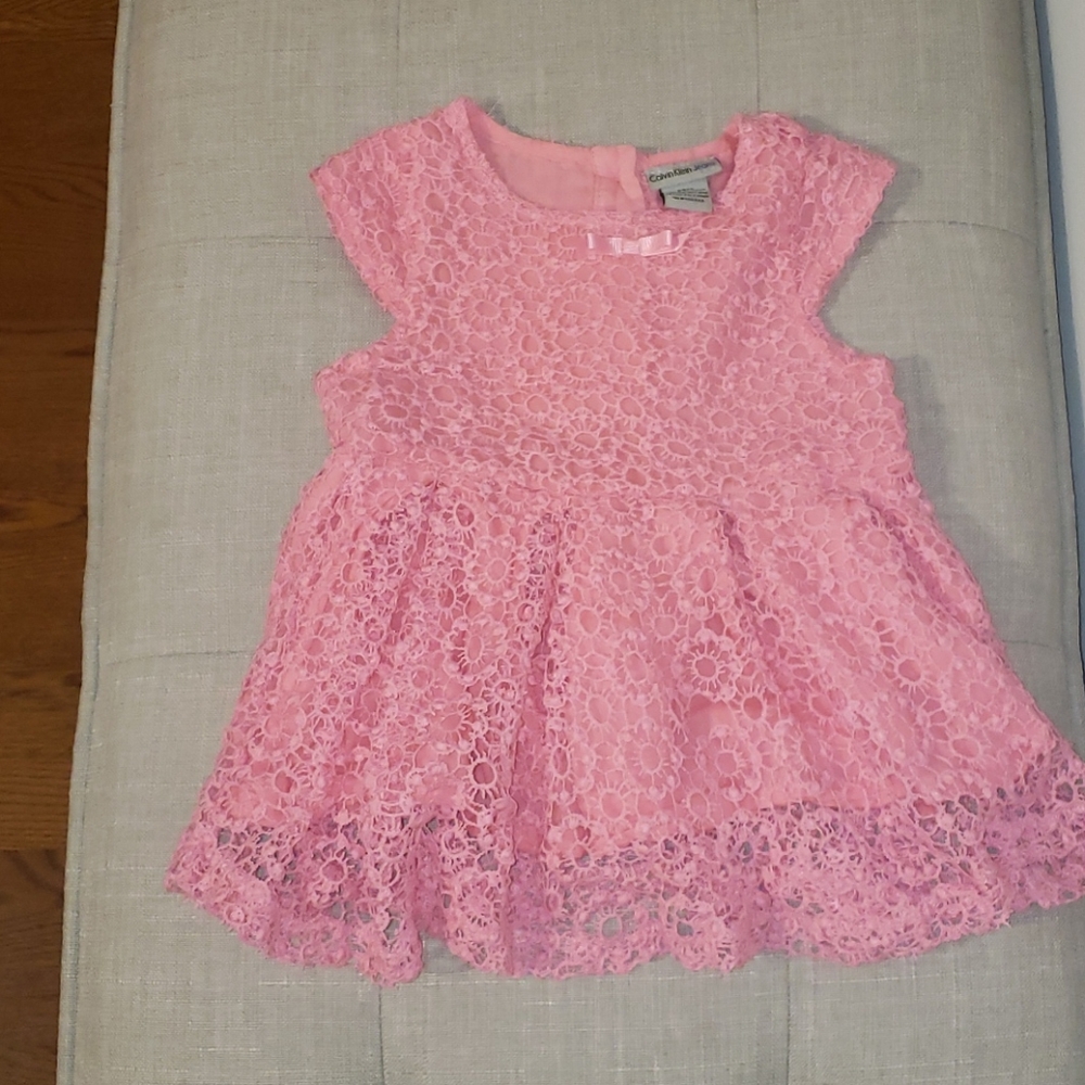Toddler Girl Pink Dress- Size 24 Month